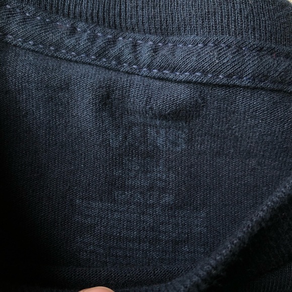 VANS NAVY BLUE SHORT SLEEVE TEE - Picture 2 of 3
